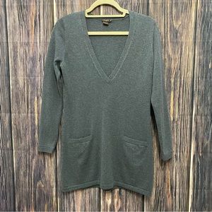 J. McLaughlin | Grey Merino wool tunic sweater